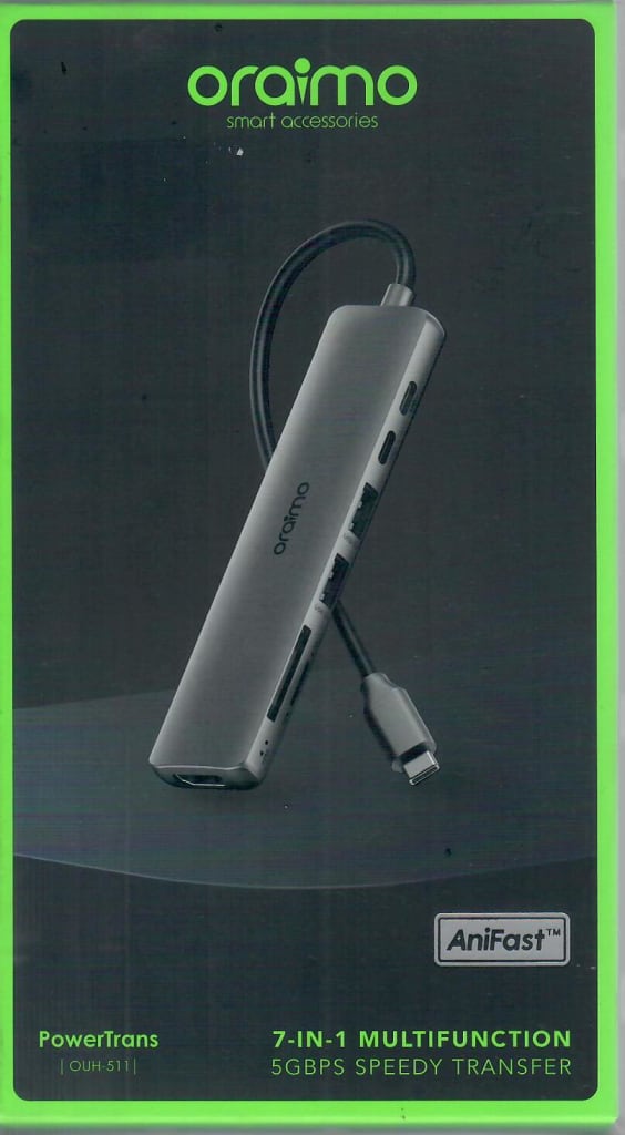 CABLE 7 IN 1 MULTIFONCTION PORT C ADAPTER POUR MAC ET AUTRE