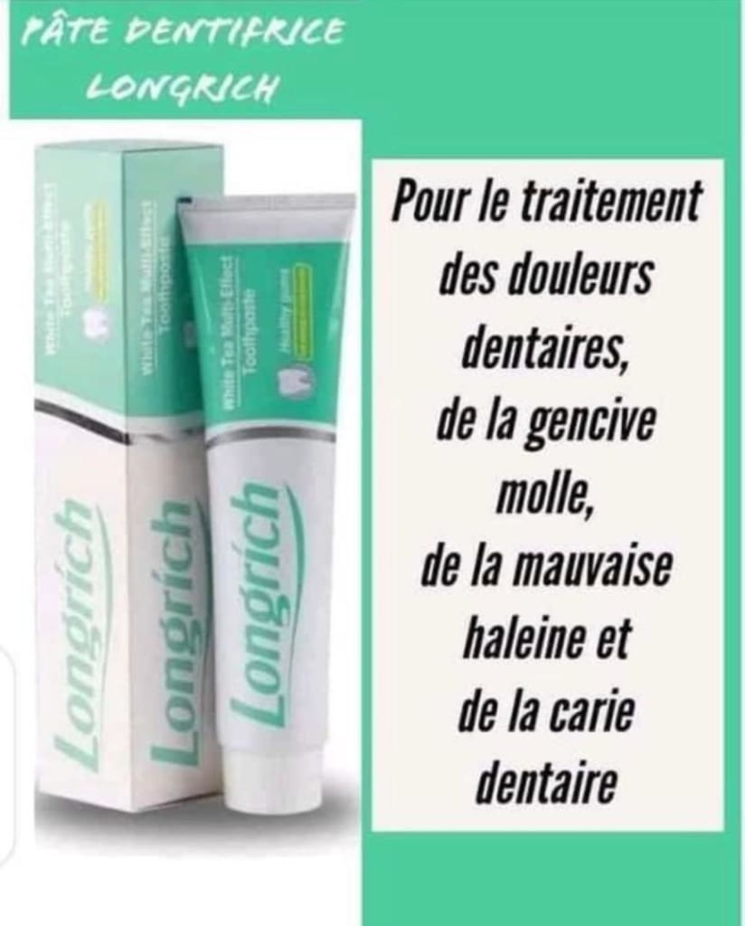 Pâte dentifrice longrich