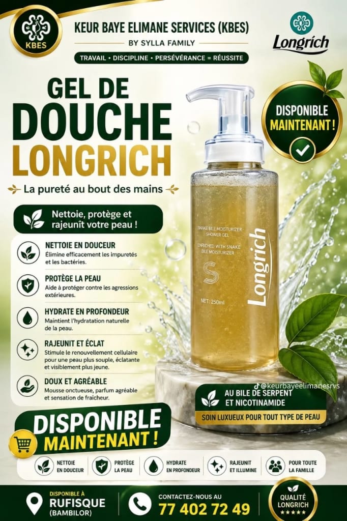 Del de douche eclaircissante longrich