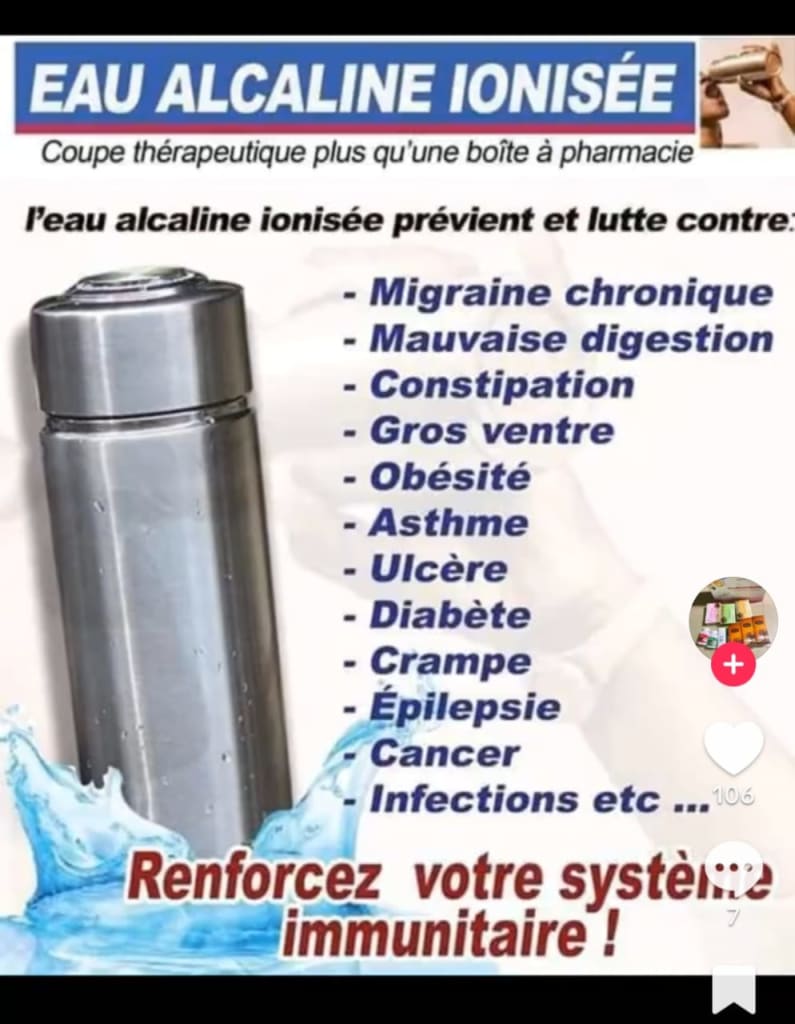 Gobelet alcalin longrich